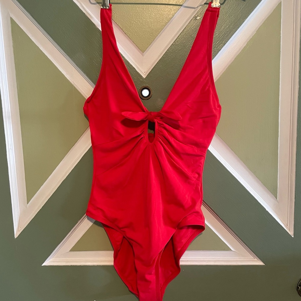 Robin Piccone Red Swimsuit Size 10